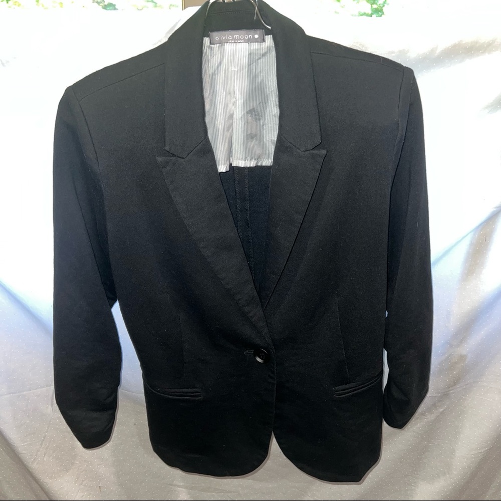 Olivia Moon work jacket/blazer. Size XS. Single button
